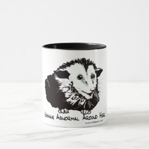Grande tasse avec l'image d'opossum et le