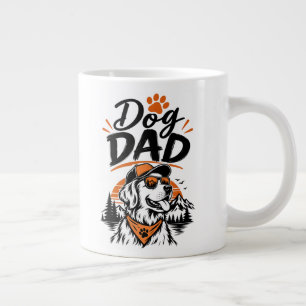 Grande Tasse Aventure de papa de chien Amateur de chien de mo
