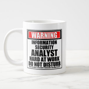 Grande Tasse Avertissement Analyste de sécurité de l'informatio