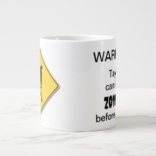 Grande Tasse Avertissement de zombie