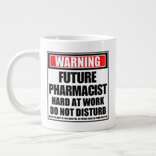 Grande Tasse Avertissement Futur Pharmacien Au Travail