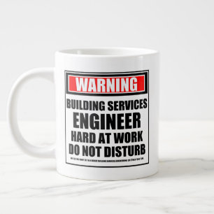 Grande Tasse Avertissement Ingénieur des services de constructi
