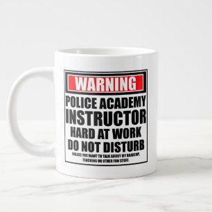 Grande Tasse Avertissement Instructeur de l'Académie de police