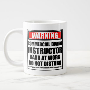Grande Tasse Avertissement Instructeur de plongée commerciale d