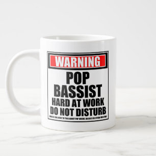 Grande Tasse Avertissement Pop Baid Dur Au Travail Ne Dérangez 