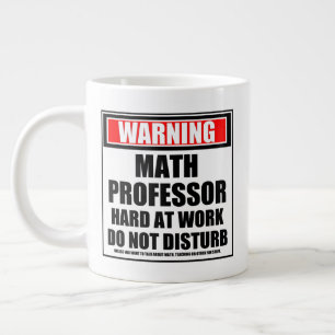 Grande Tasse Avertissement Professeur de Mathématiques en Trava