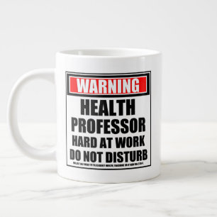 Grande Tasse Avertissement Professeur De Santé Dur Au Travail