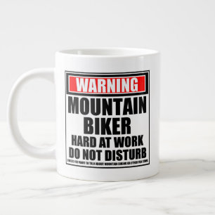 Grande Tasse Avertissement VTT Dur Au Travail Ne Dérangez Pas