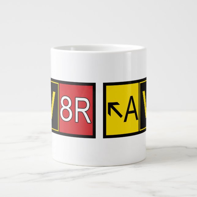 Grande Tasse Aviateur - AV8R - (Devant)