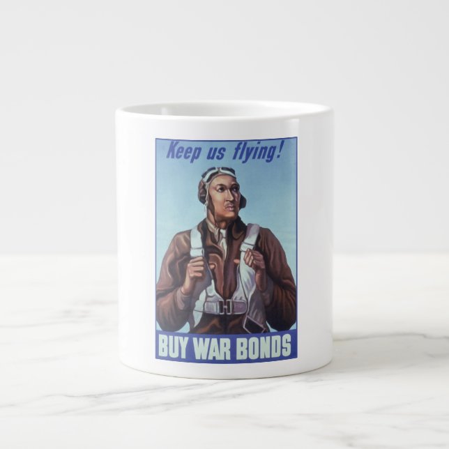 Grande Tasse Aviateurs noirs : Service militaire de combat de 2 (Devant)