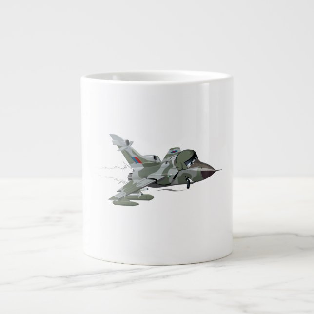 Grande Tasse Avion de dessin (Devant)