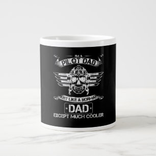 Grande Tasse Avion Pilote Papa Juste Normal Mais Beaucoup Glaci