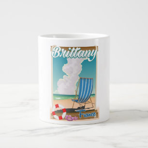 Grande Tasse Avis de voyage de plage Bretagne France