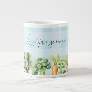 Grande Tasse Baby shower bleu du marché agricole local