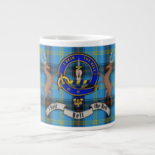 Grande Tasse Badge de clan Bell avec tatan et stags