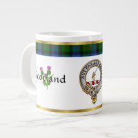 Badge de clan d'armes Tartan & Motto