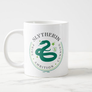 Grande Tasse Badge de fierté de la maison serpent vert SLYTHERI