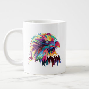 Grande Tasse Bald Eagle géométrique Prismatic Design-80590