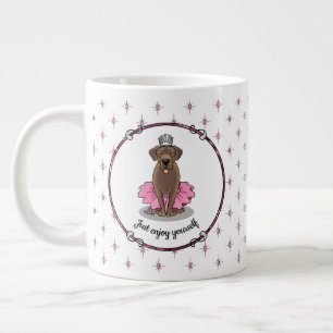 Grande Tasse Ballet Princess Chocolat Lab Labrador Retriever