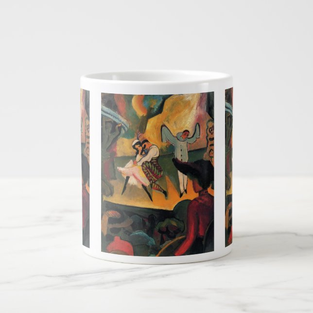 Grande Tasse Ballets Russes, Ballet russe par August Macke (Devant)