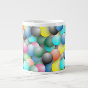Grande Tasse Bannière Ballons colorés