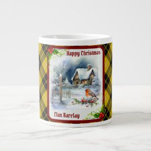 Grande Tasse Barclay Tartan & Robin Noël