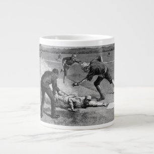 Grande Tasse Baseball vintage par Thure De Thulstrup, 1885