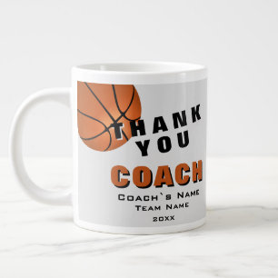 Grande Tasse Basket-ball Merci Coach