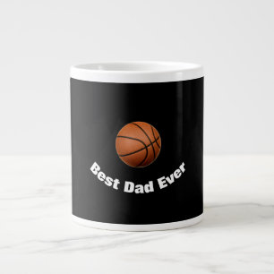 Grande Tasse Basket meilleur papa jamais personnalisé