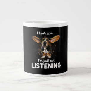 Grande Tasse basset hound je vous entends ne pas écouter