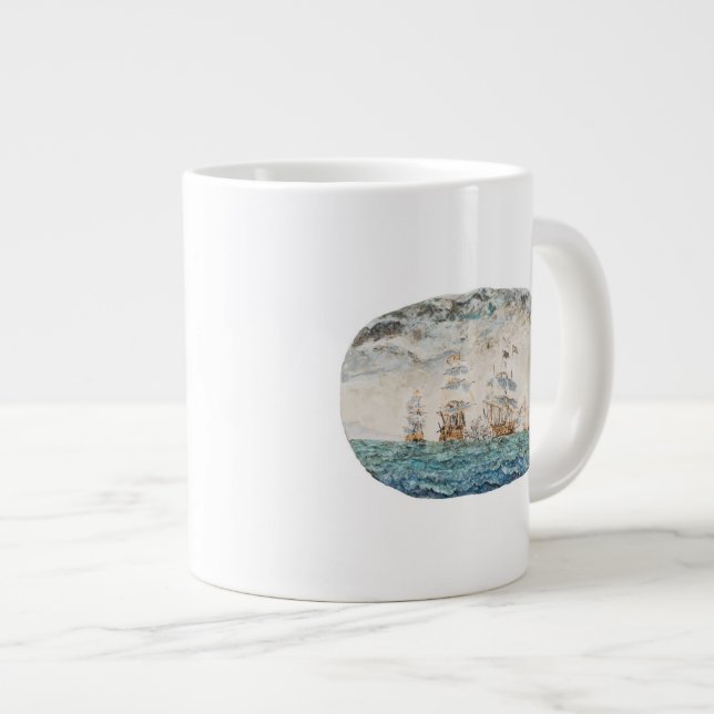 Grande Tasse Bataille de Trafalgar 1805 1998 (Devant droit)