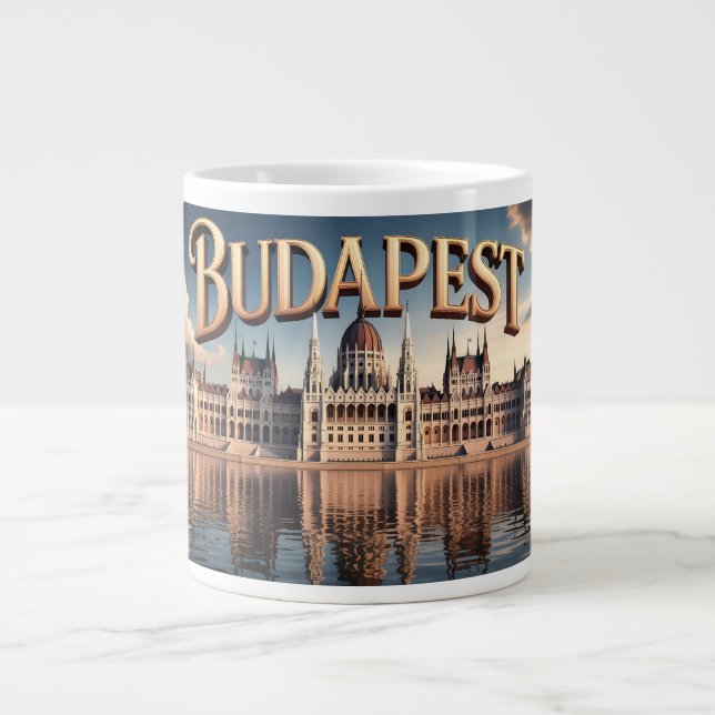 Grande Tasse Bâtiment du Parlement hongrois à Budapest (Devant)