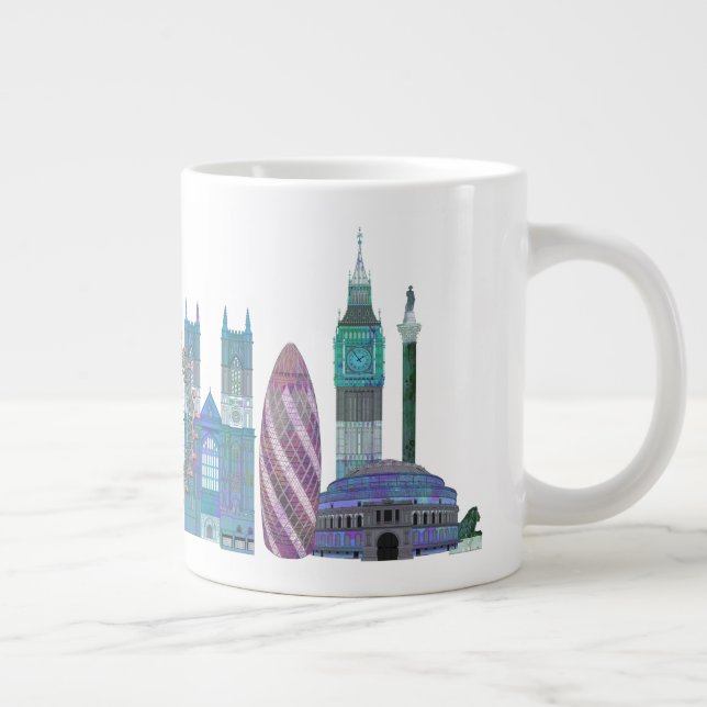 Grande Tasse Bâtiments couleur Skyline de Londres (Droite)