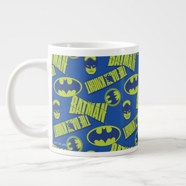 Grande Tasse Batman - Le Motif du Chevalier foncé (Gauche)