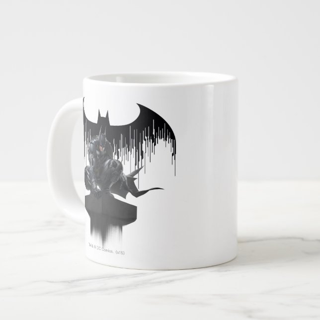 Grande Tasse Batman perché sur un pilier (Devant gauche)