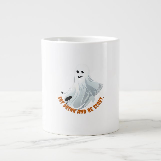 Grande Tasse Be Boos Eat Drink And Be Scary Classic  (Devant)