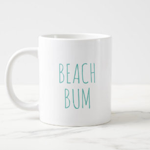 Grande Tasse "Beach Bum" Simple Farmhouse moderne