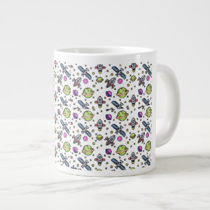 Grande Tasse Beau motif de galaxie