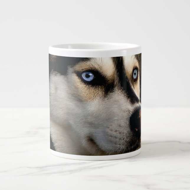 Grande Tasse Beau Oreiller Husky Lrow (Devant)