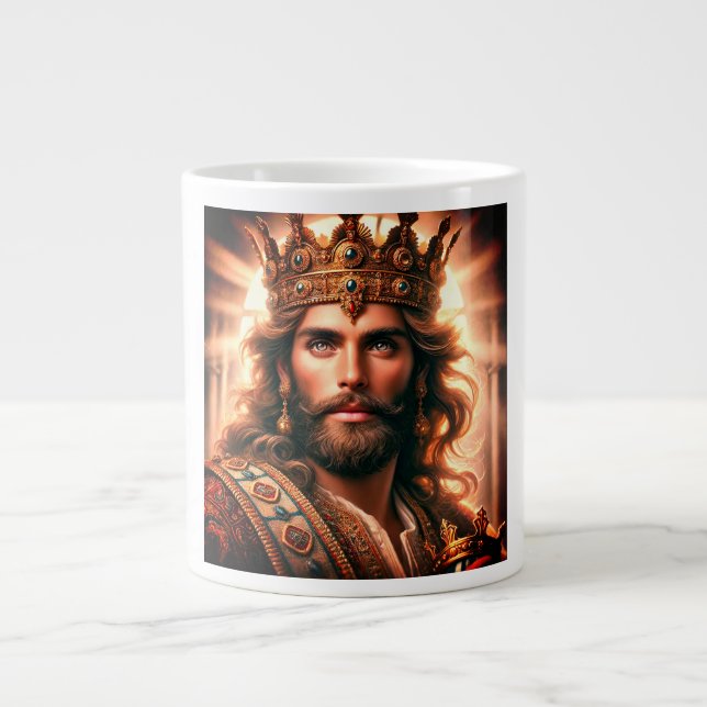 Grande Tasse Beau Portrait de Trois Rois (Devant)