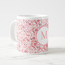 Beauté rose et maquillage motif transparent fémini