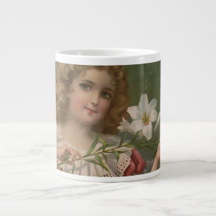 Grande Tasse Beautés de Pâques, Illustration vintage, 1898