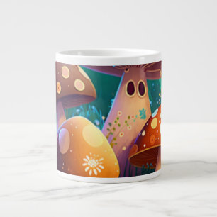 Grande Tasse Beaux champignons mignons