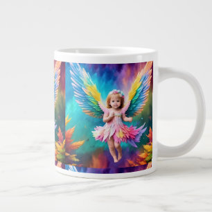 Grande Tasse Bébé Bébé Ange ailes Art-38424