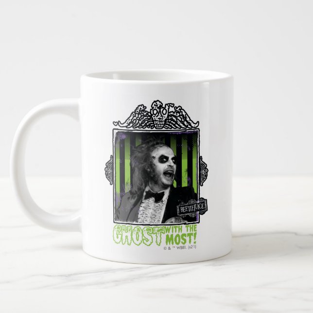 Grande Tasse Beetlejus | Portrait "Ghost With the Most" (Gauche)
