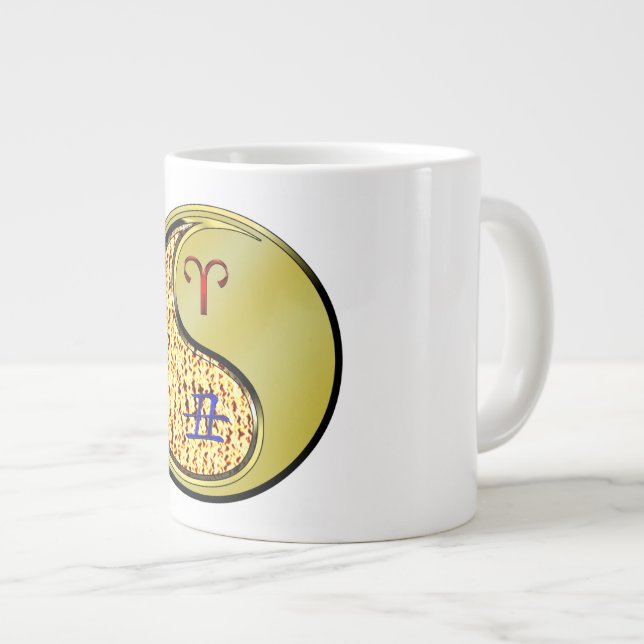 Grande Tasse Bélier & Bœuf de Métal (Devant droit)