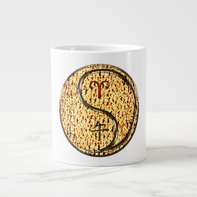 Grande Tasse Bélier & Cheval de feu (Devant)