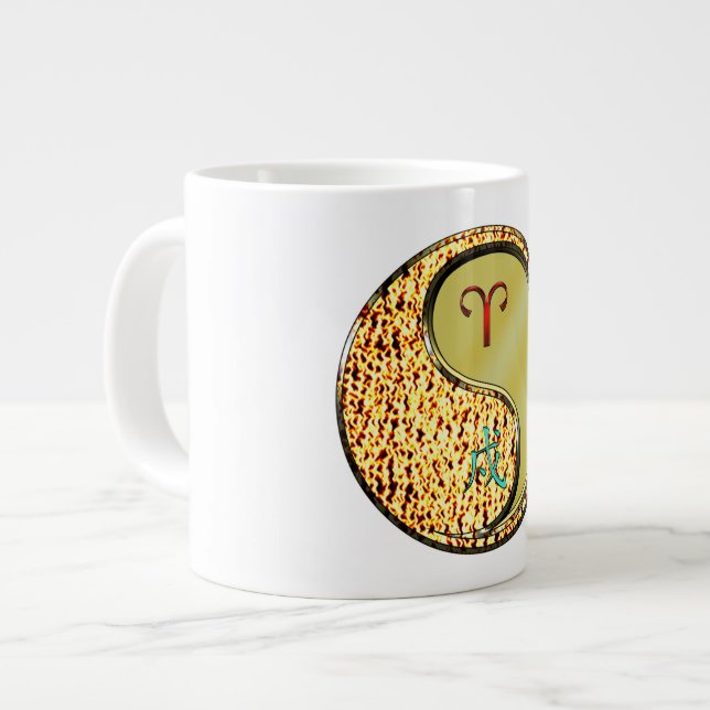 Grande Tasse Bélier & Chien Métal (Devant gauche)
