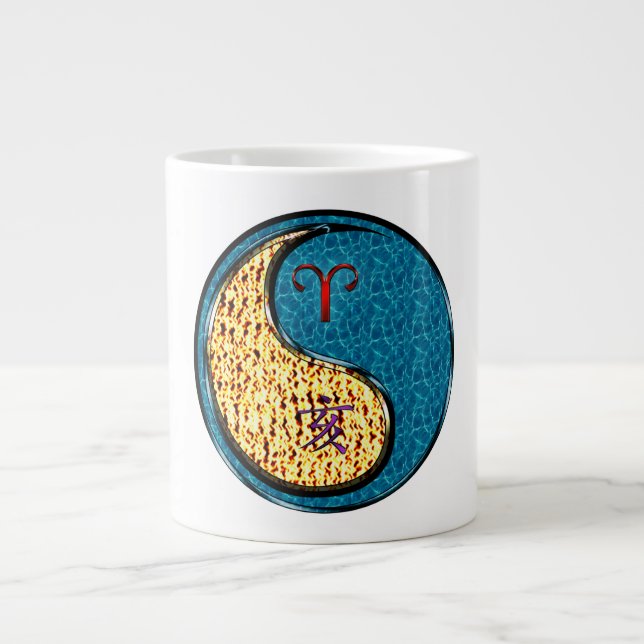 Grande Tasse Bélier & Sanglier d'eau (Devant)