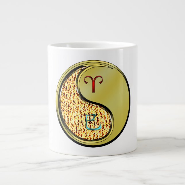 Grande Tasse Bélier & Serpent Métal (Devant)